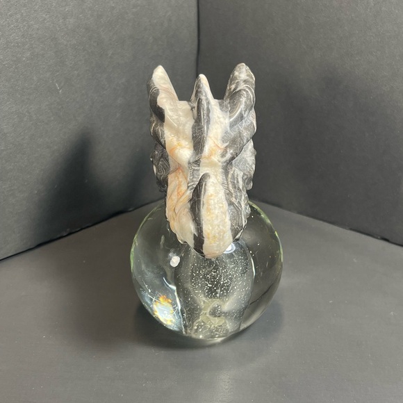 Natural Carved Dragon Head Skull Botswana gate Quartz Crystal 267g - Picture 3 of 6